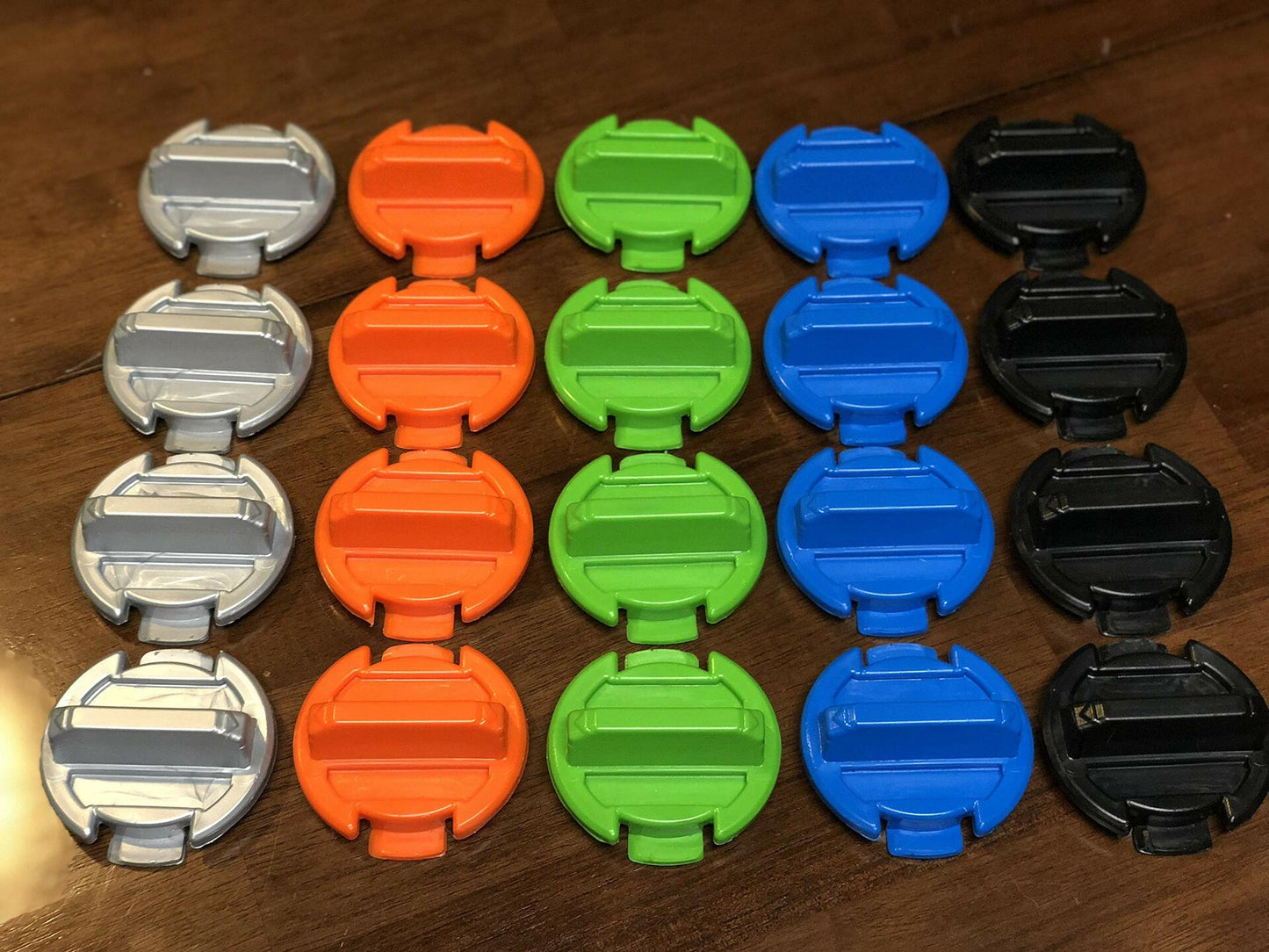 Turtle Den Polaris RZR Orange Floor Drain Plug 4 Pack Rubber