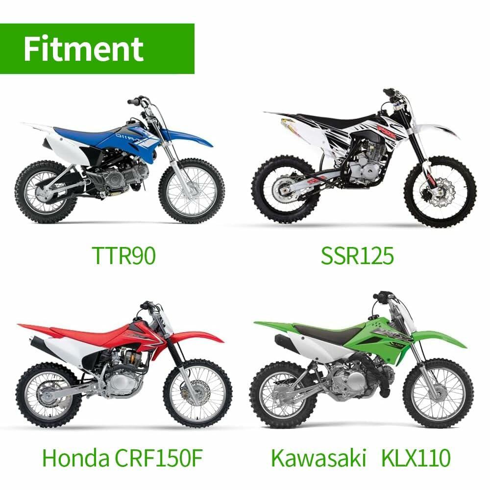 MOPASEN 7/8"" 22mm and 24mm Universal Motorcycle Grips Hand Grips for Kawasaki