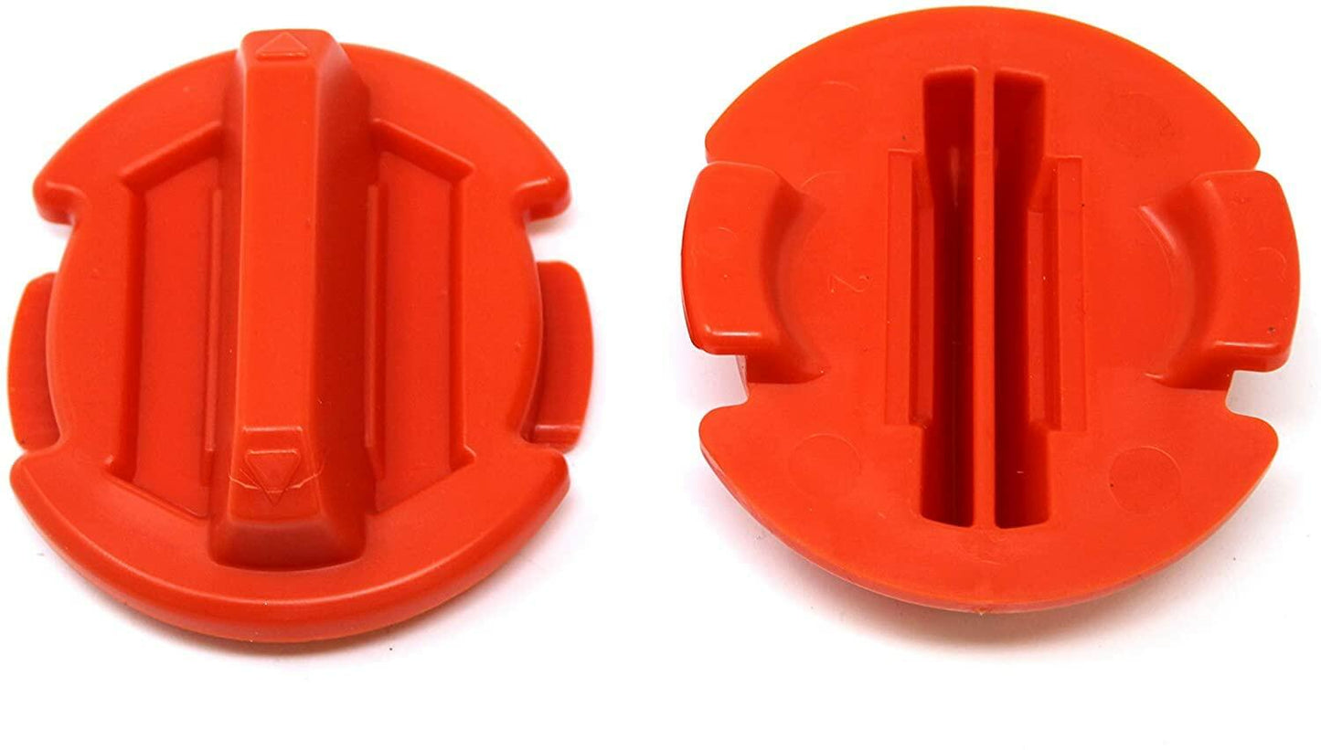 Turtle Den Polaris RZR Orange Floor Drain Plug 4 Pack Rubber