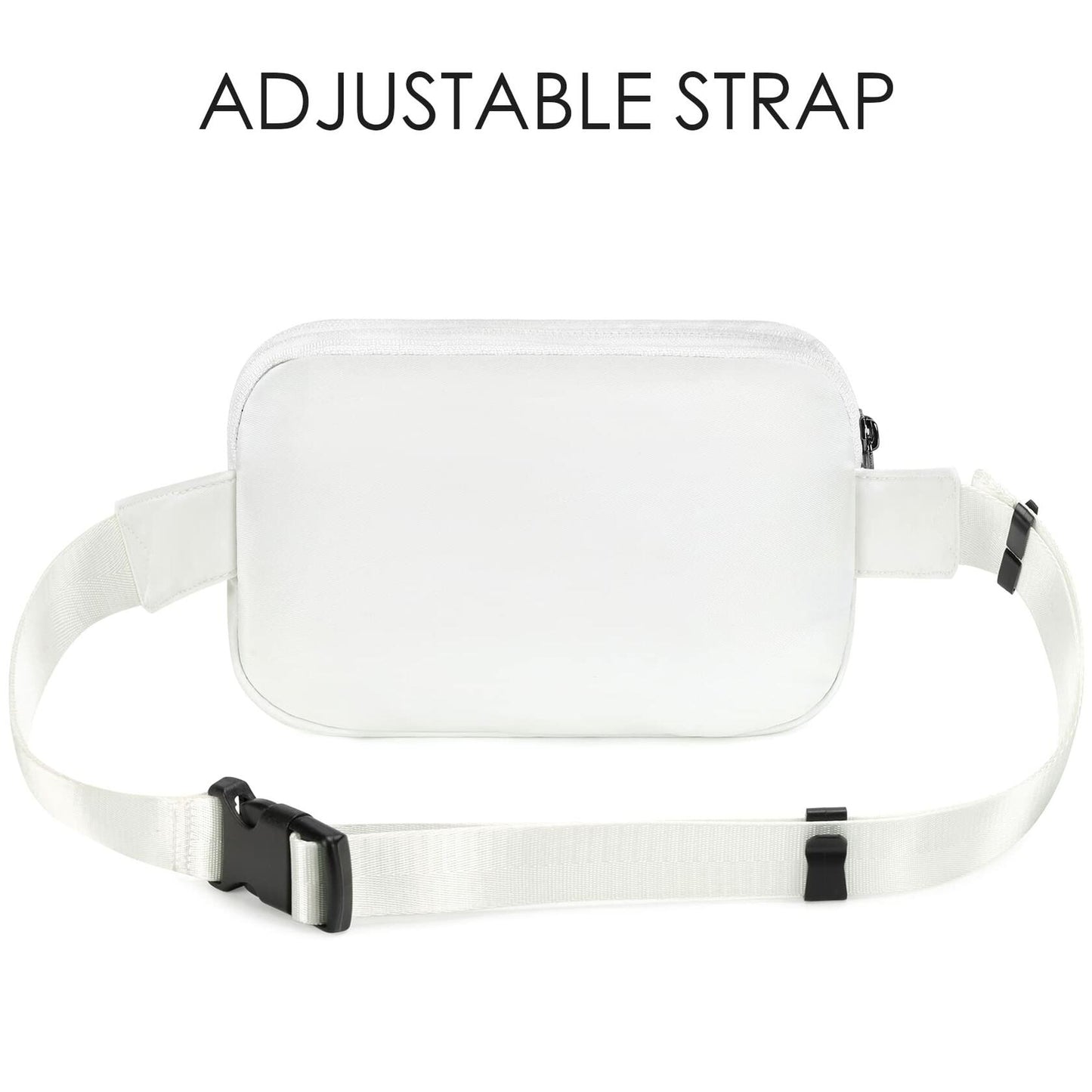 ZORFIN Fanny Pack Crossbody Belt Bag Adjustable Strap Camo Black One Size