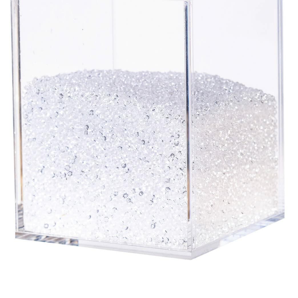 AiFanS White Pearl Beads 4mm No Hole 2 Pints Plastic Crafting Beads