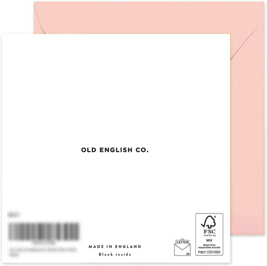 Old English Company 1st Birthday Card Girls Cute Unicorn Age 1 Year