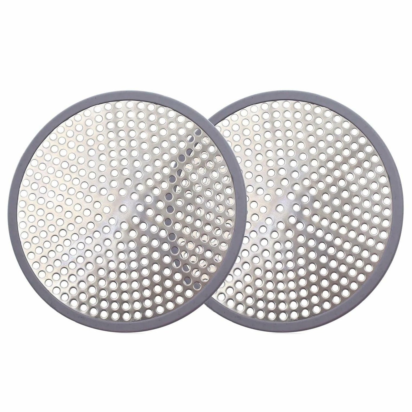 Shower Drain Hair Catcher Strainer by YOXITIXOY 118mm Stall Protector Silvery