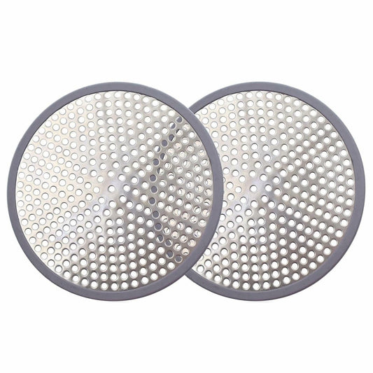Shower Drain Hair Catcher Strainer by YOXITIXOY 118mm Stall Protector Silvery