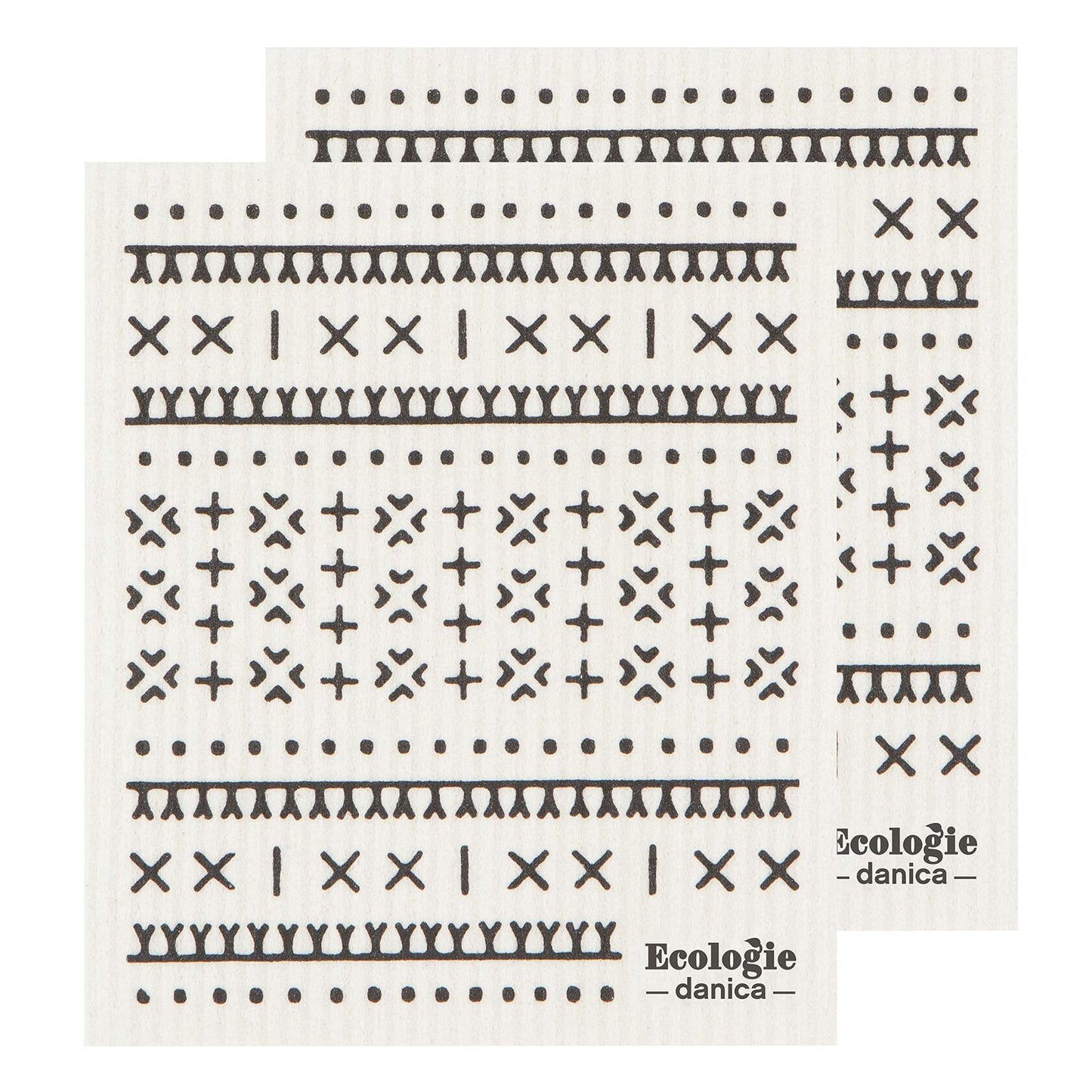 Ecologie Swedish Sponge Reusable Dishcloth, Onyx 2 Count