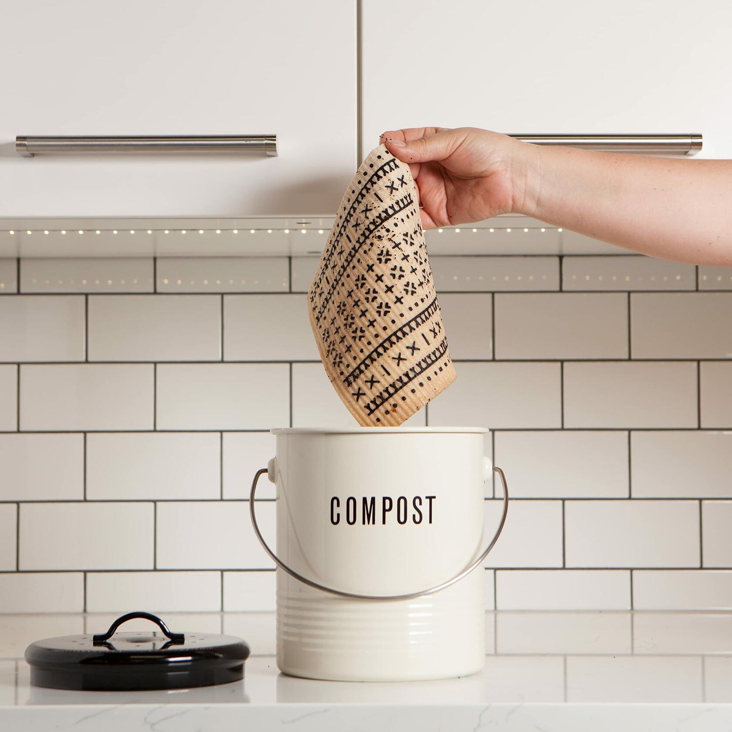 Ecologie Swedish Sponge Reusable Dishcloth, Onyx 2 Count