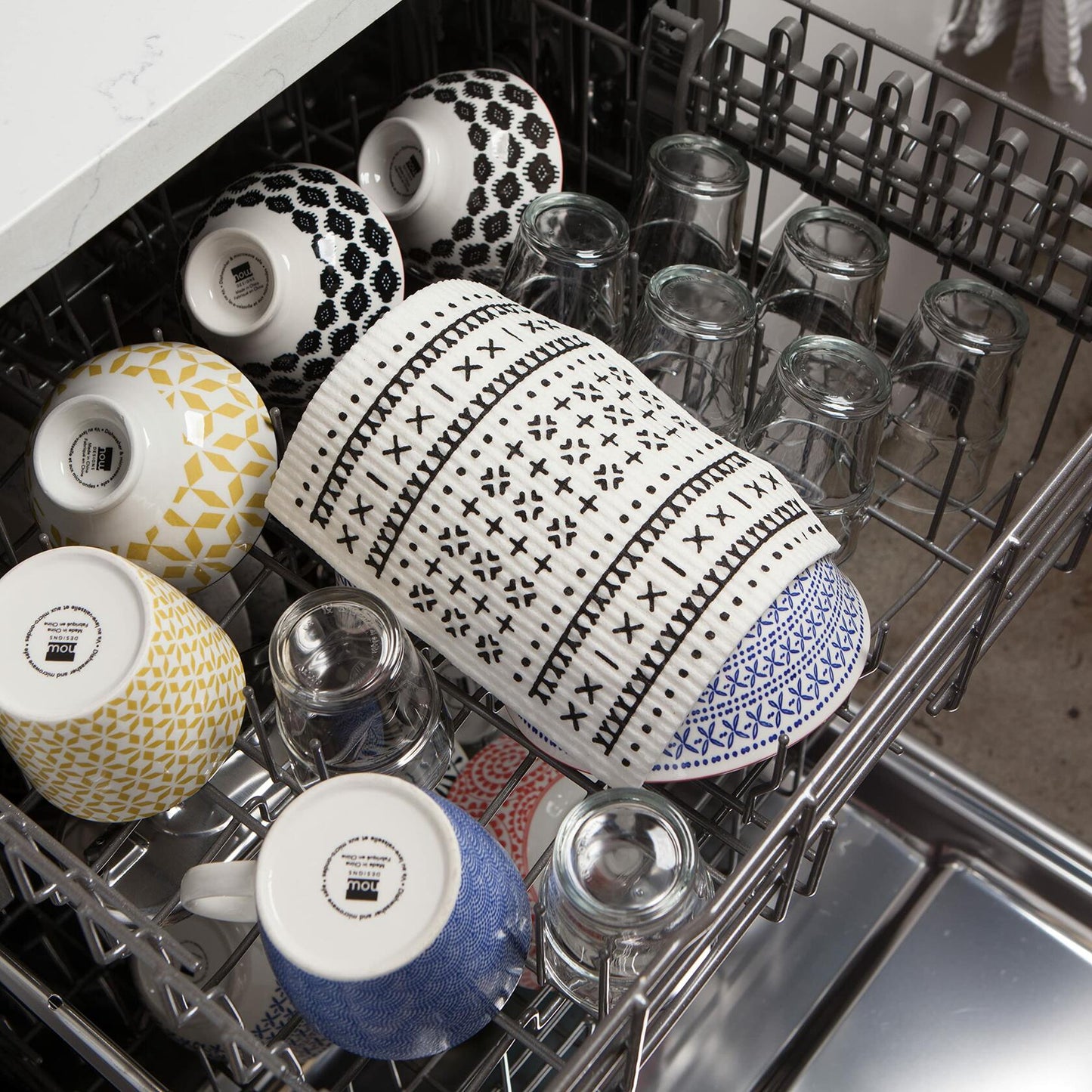 Ecologie Swedish Sponge Reusable Dishcloth, Onyx 2 Count