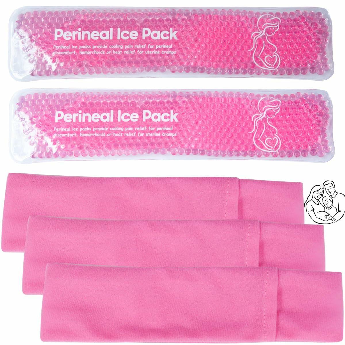 Reusable Perineal Cooling Pad – Postpartum & Hemorrhoid Pain Relief (Red)