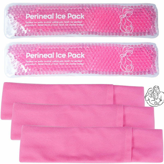 Reusable Perineal Cooling Pad – Postpartum & Hemorrhoid Pain Relief (Red)