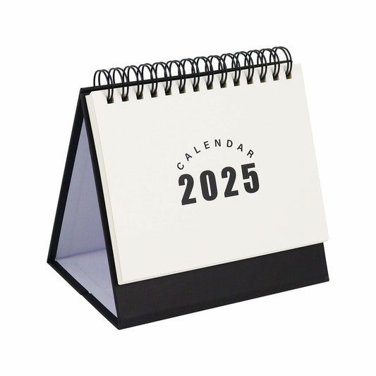 Koqye 2025 Small Desktop Flip Calendar – Daily Planner for Home & Office