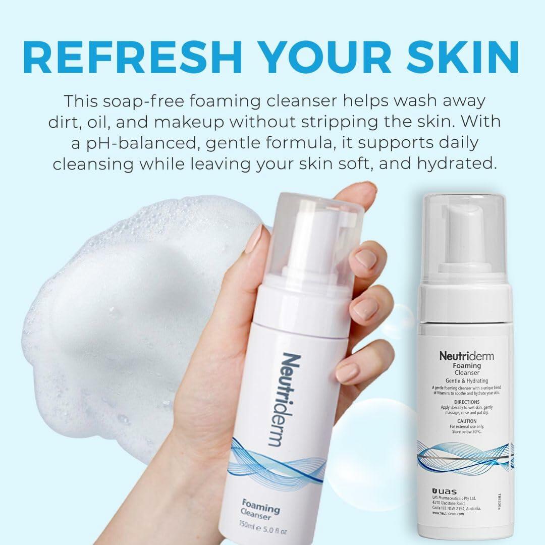 NEUTRIDERM Foaming Face Wash – Gentle Cleanser with Niacinamide&Vitamin C 150ml