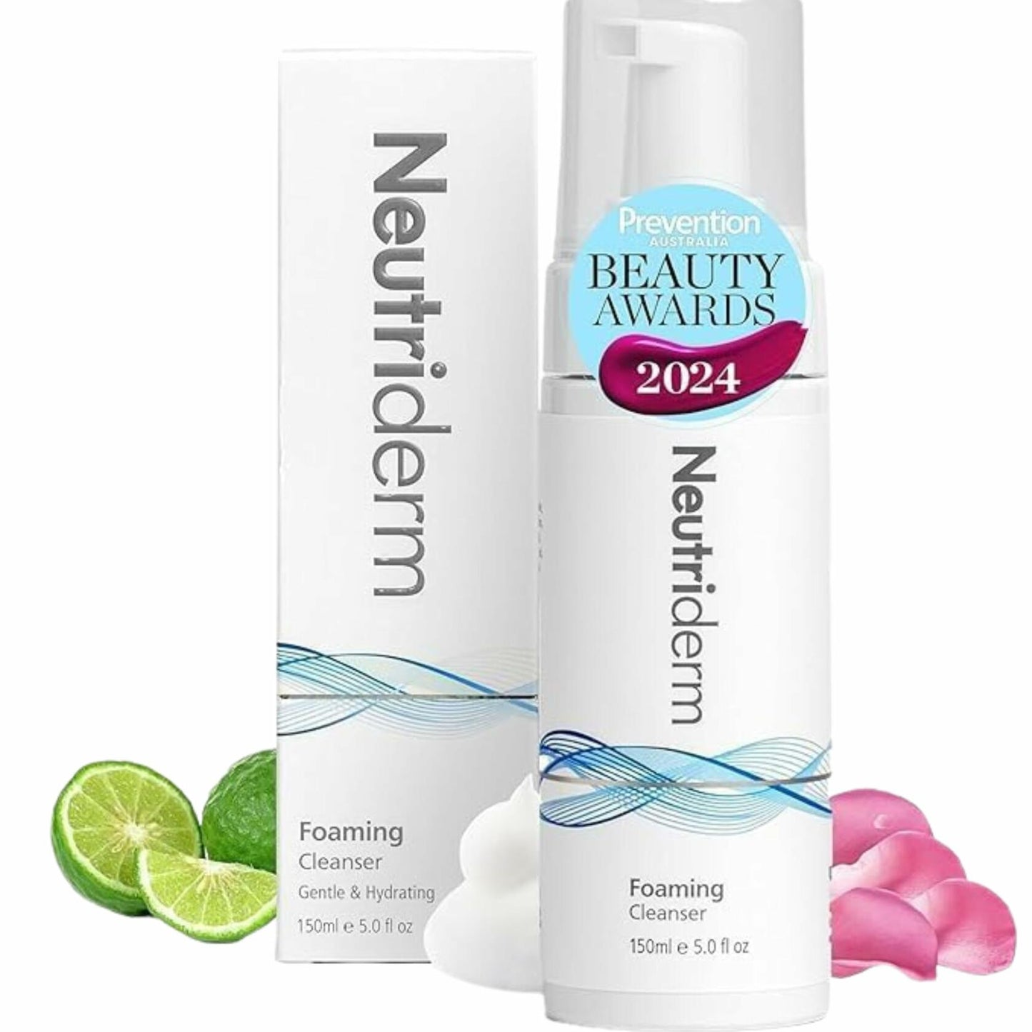 NEUTRIDERM Foaming Face Wash – Gentle Cleanser with Niacinamide&Vitamin C 150ml