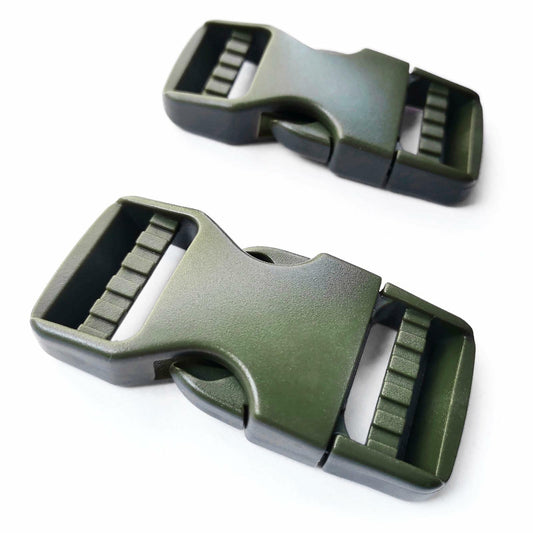 VTACOUTV 1" Nylon Strap Buckle – Quick Release Adjustable Backpack Green