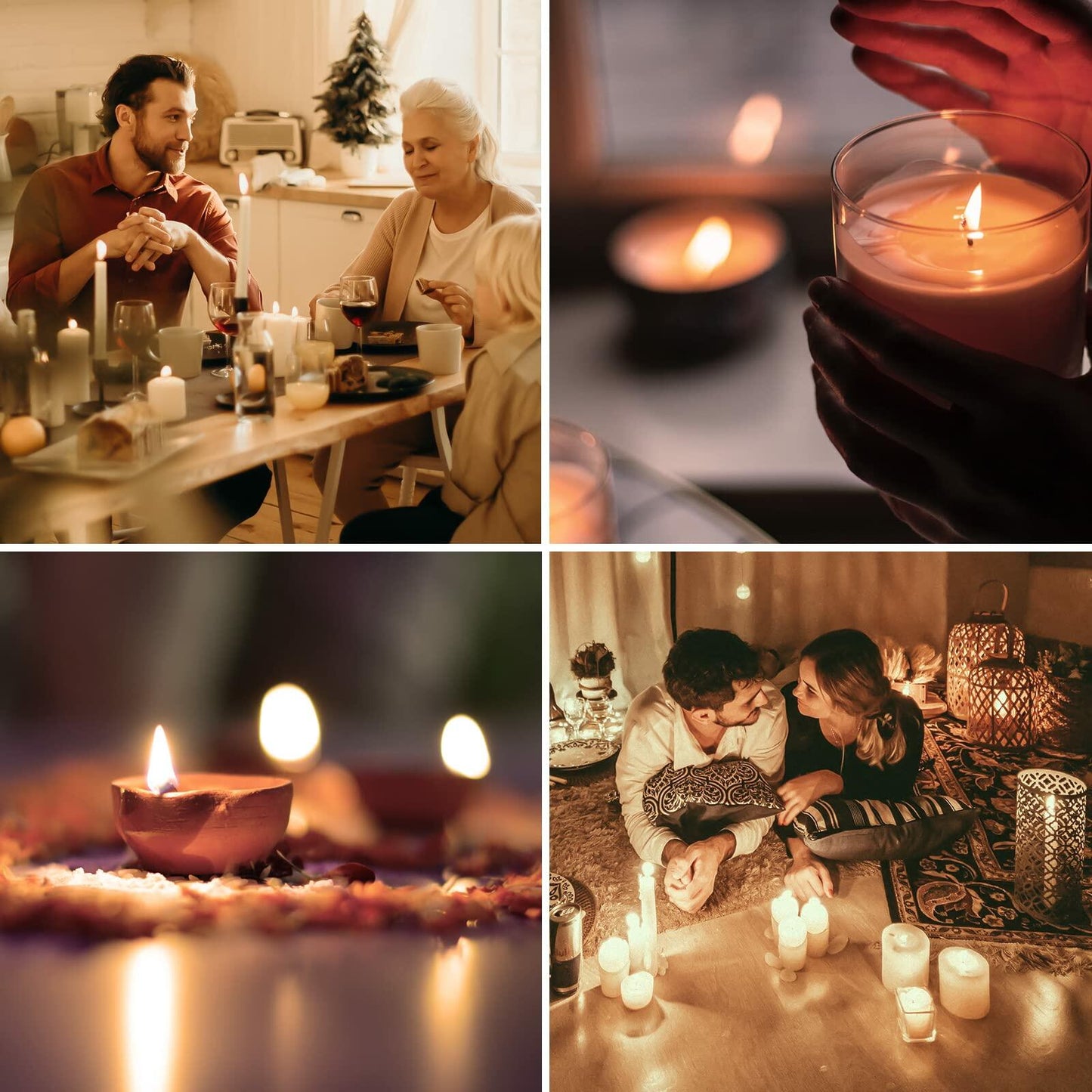 2PCS USB Rechargeable Arc Candle Lighter Windproof Flameless Black