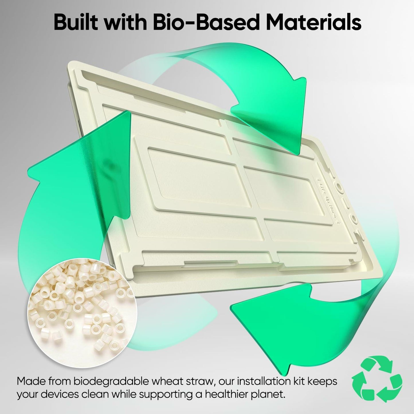 MINSLIS iPhone 16 Pro Screen Protector 9H Tempered Glass HD Clear Case Friendly