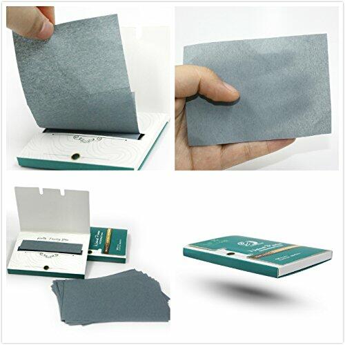 Travel Makeup Mirror with Facial Oil Blotting Sheets 100 Count Rose