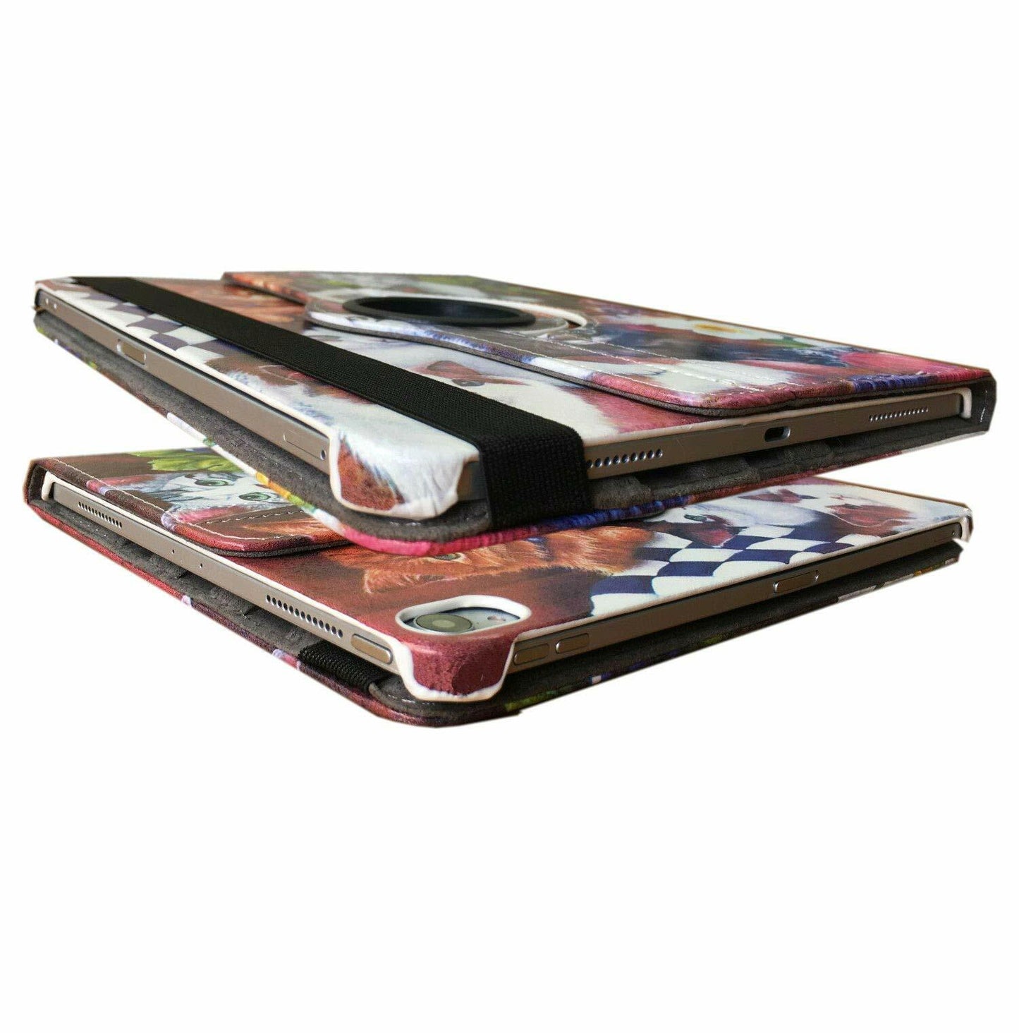 iPad 11" 1st Gen 2018 Rotating Smart Leather Case – Cat Design