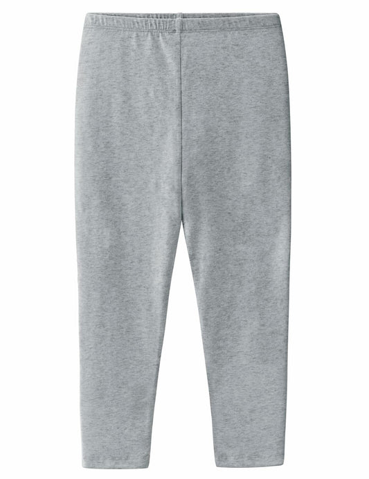 CETKIT Toddler Girls Leggings Stretchy Ankle Pants Heather Grey 3T