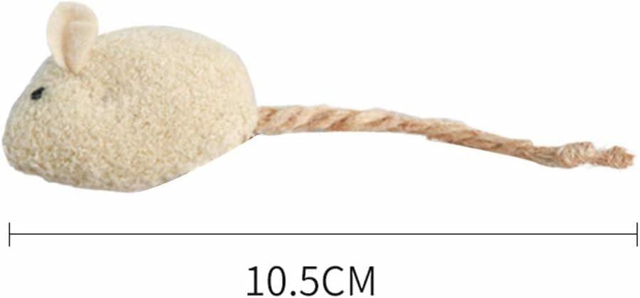 Calsgkspray 3Pcs Plush Cat Toys – Interactive Chew & Scratch Mice for Pets
