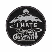 Funny Tactical Morale Patch "I Hate People" for Jackets, Bags, Gear