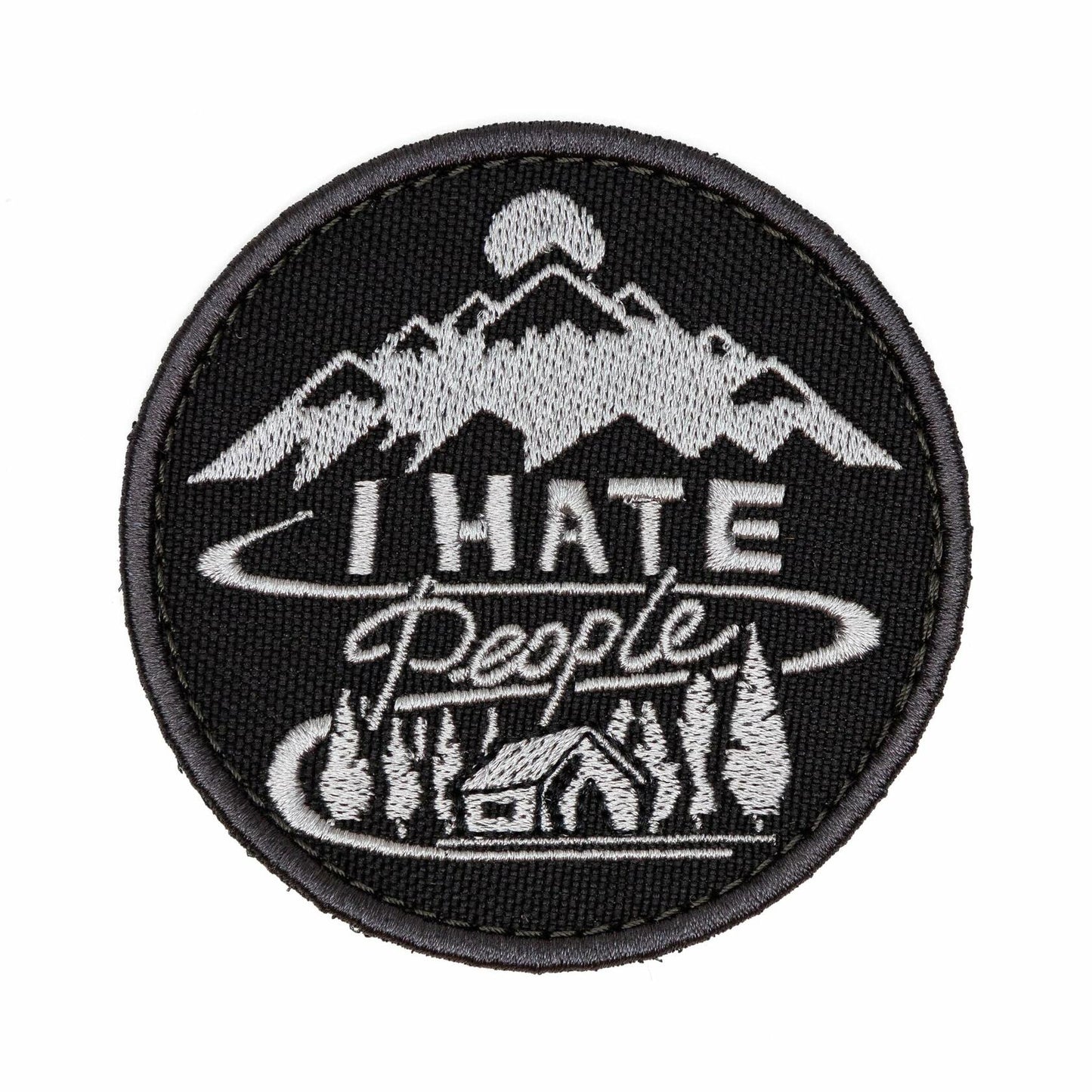 Funny Tactical Morale Patch "I Hate People" for Jackets, Bags, Gear