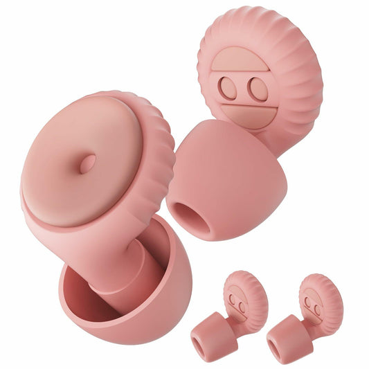 BNU Concert Ear Plugs 2 Pairs Reusable High Fidelity Noise Reduction Pink