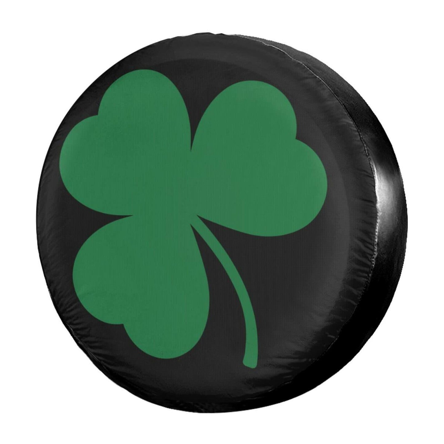 Foruidea Green Shamrock Spare Tire Cover 15” Dust-Proof RV SUV Trailer