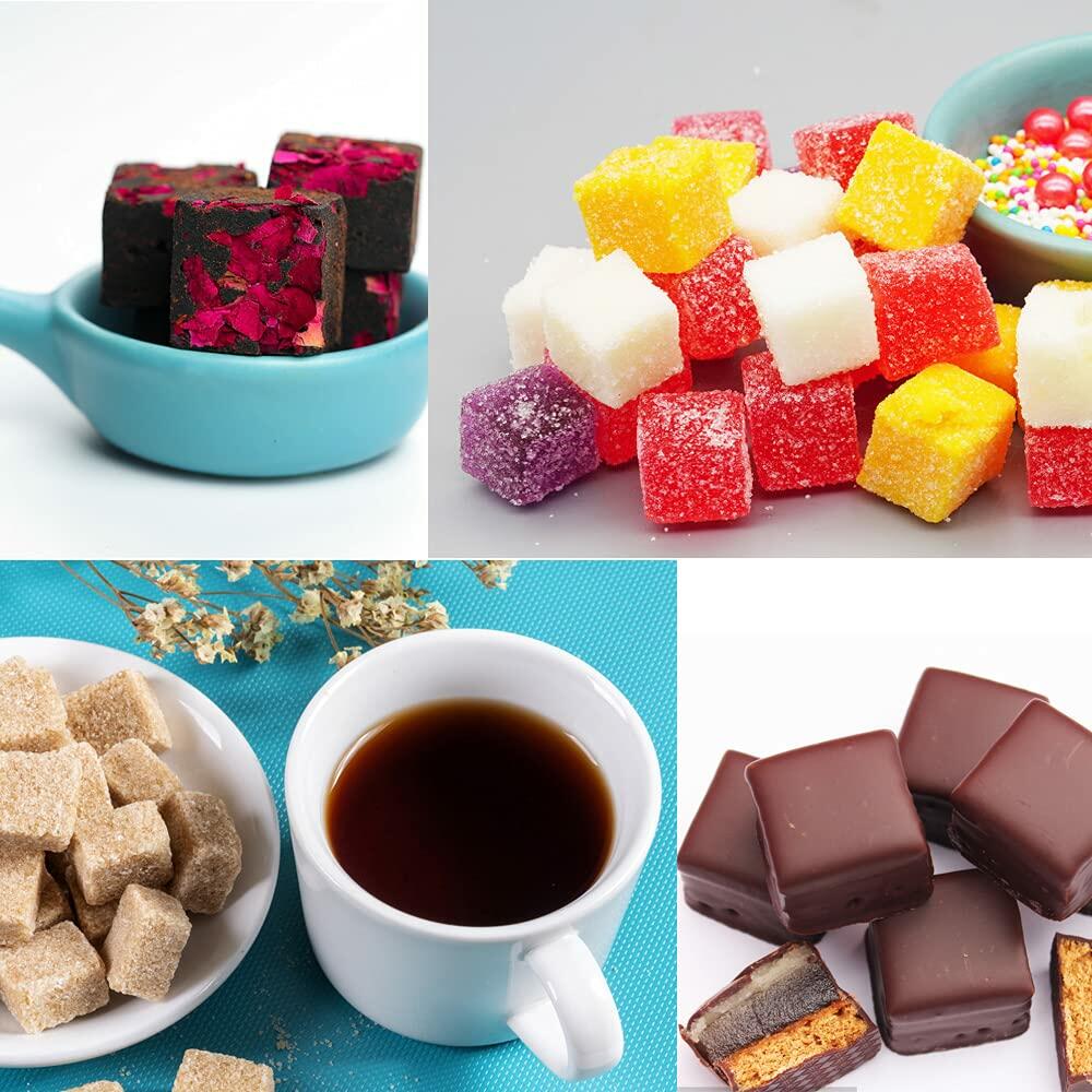 AILEHOPY 3-Pack Silicone Cube Ice Tray 28 Large Square Molds for Whiskey