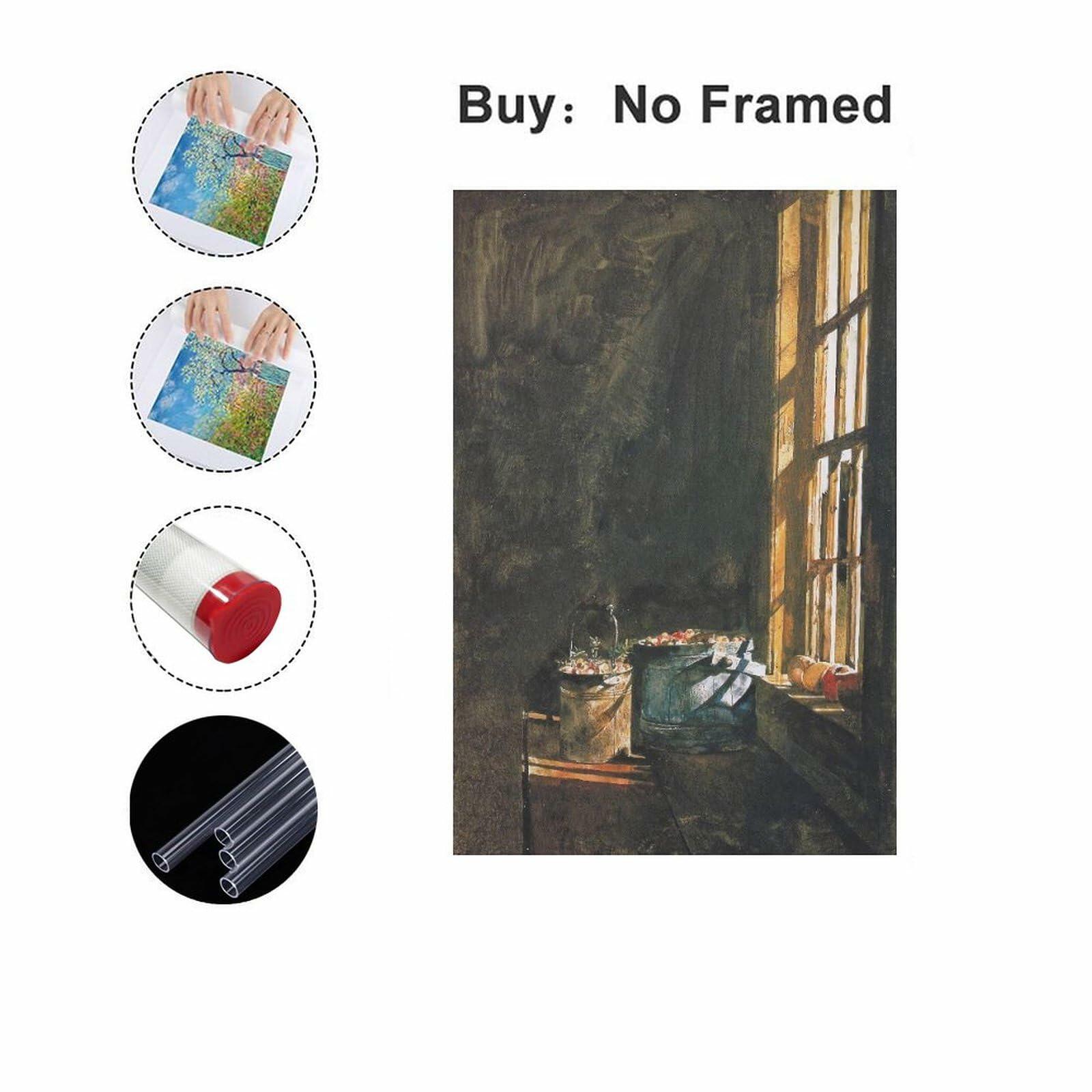 Cranberries by Andrew Wyeth 1966 Realism Landscape Vintage Art Poster 16x24