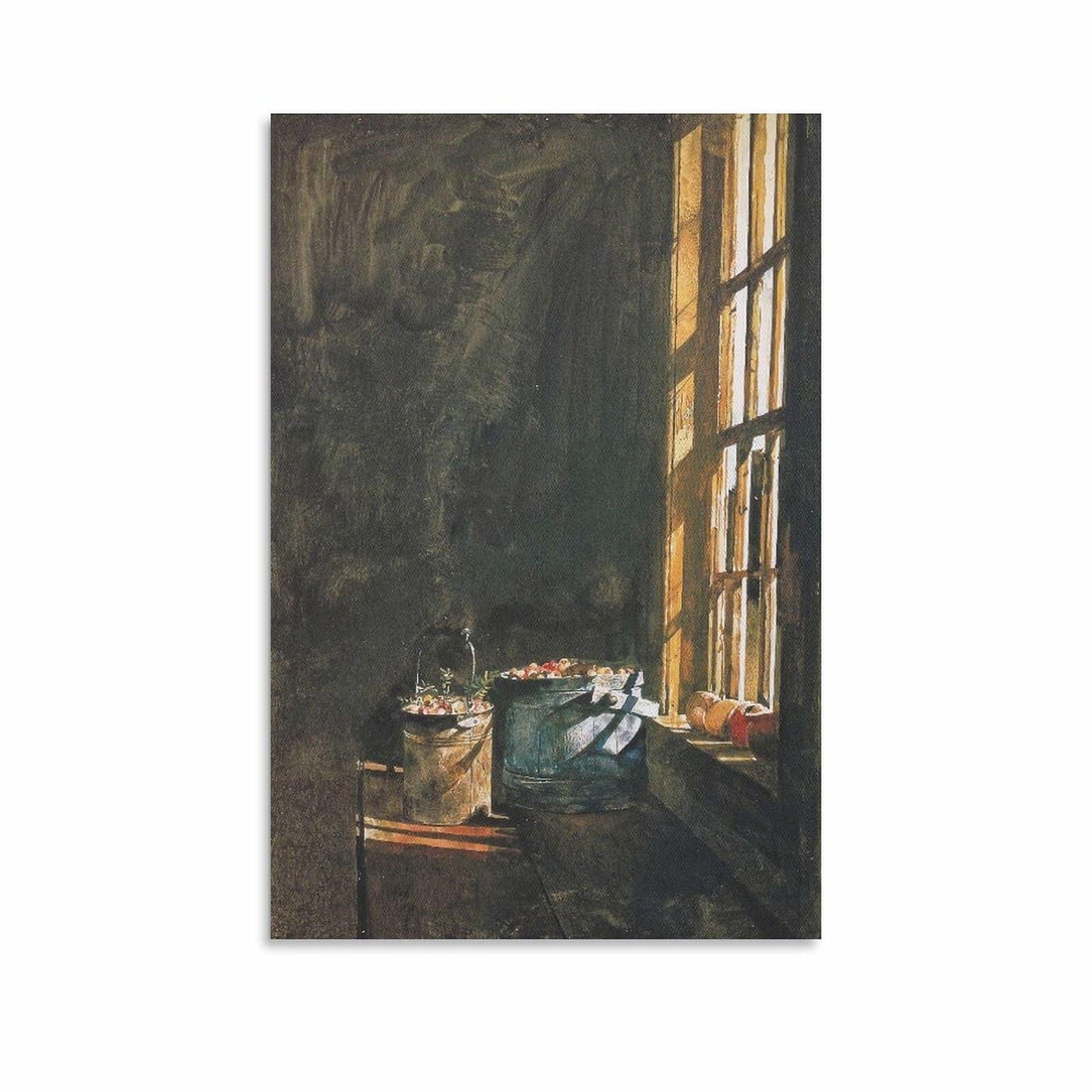 Cranberries by Andrew Wyeth 1966 Realism Landscape Vintage Art Poster 16x24