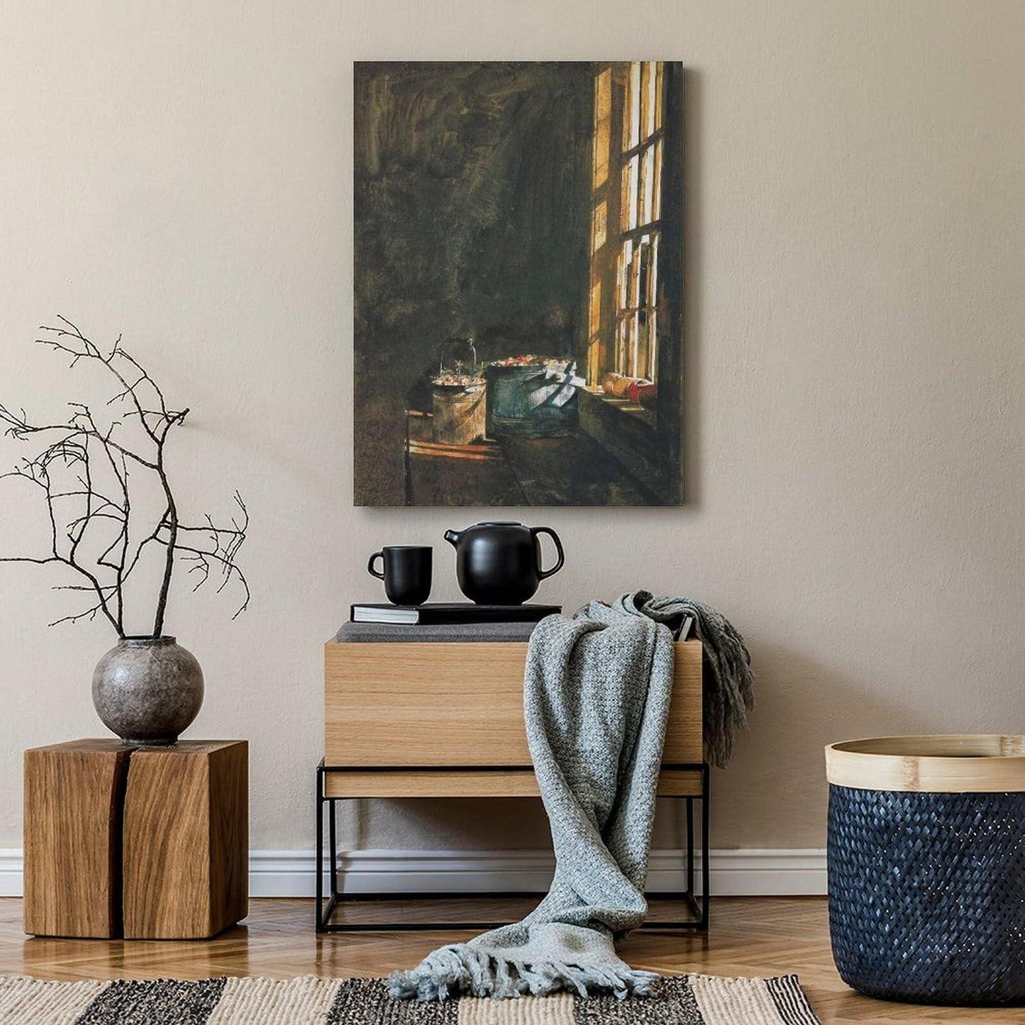 Cranberries by Andrew Wyeth 1966 Realism Landscape Vintage Art Poster 16x24