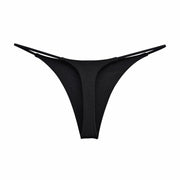 Topvee Women’s Cotton Thongs Panties Soft Stretchy Seamless G-String White S