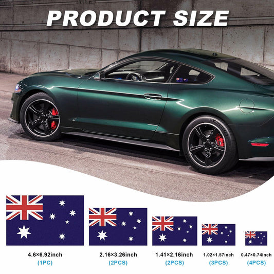 Dickno American Flag Decal Patriotic Reflective Car Helmet Laptop Sticker Round