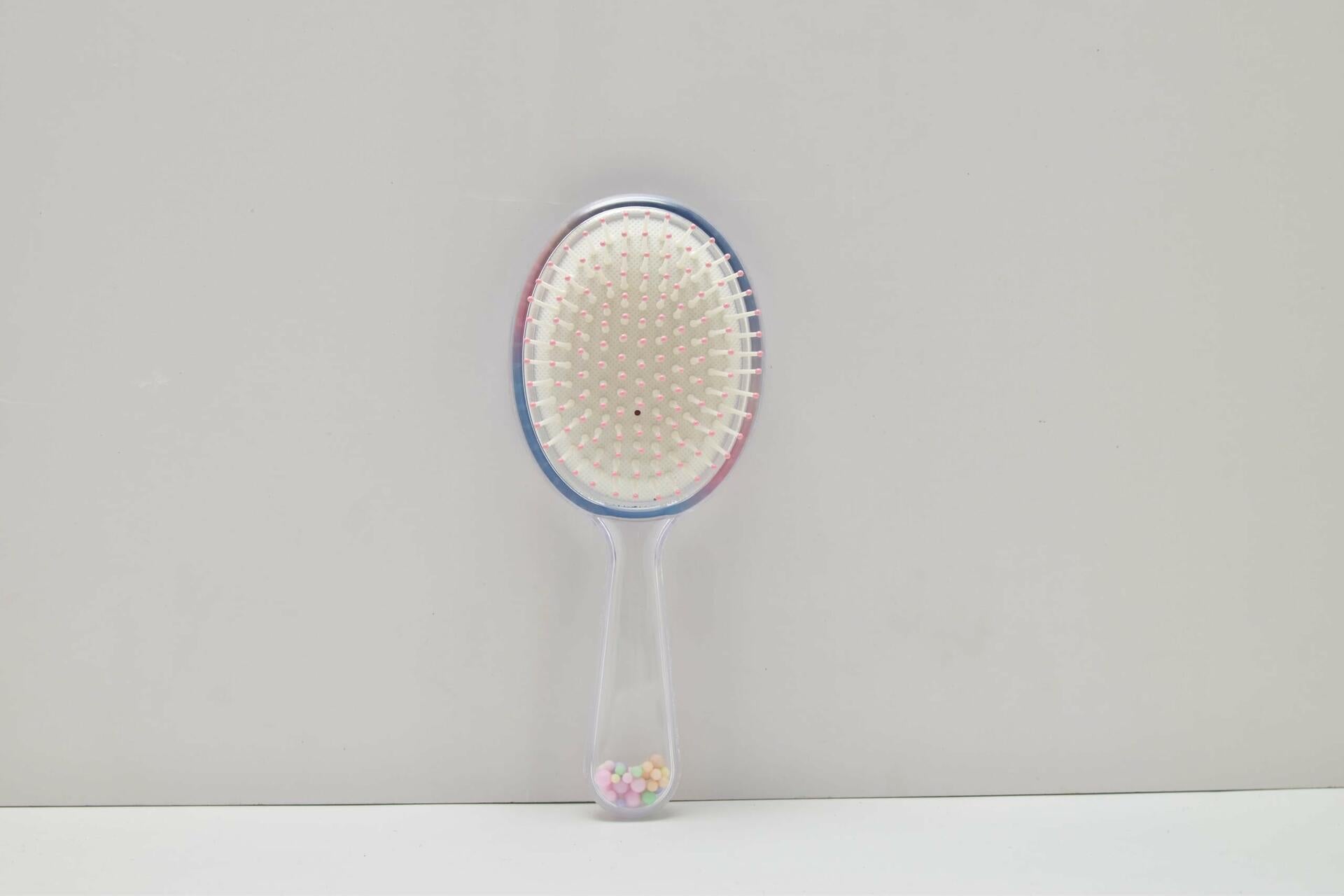 Gett Detangling Hair Brush for Kids & Adults Soft Bristle Whale Glitter