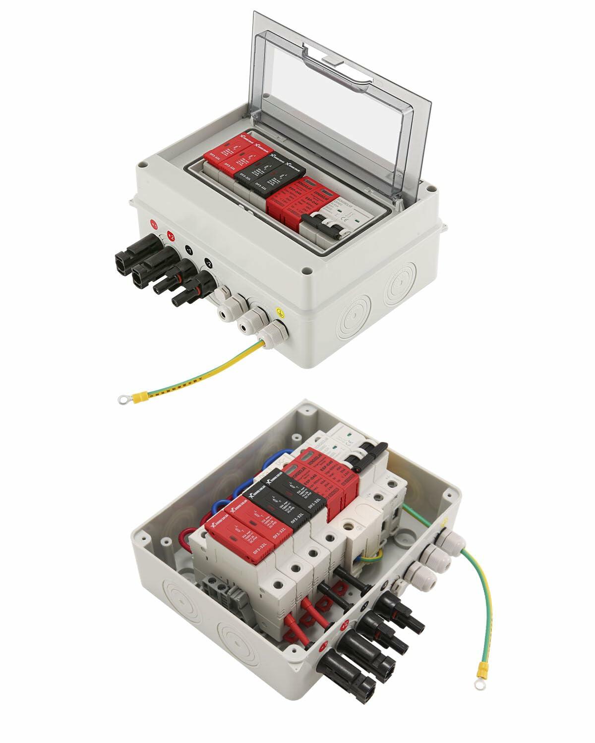 VOU 5-Pair 10AWG DC Solar PV Connectors Kit 1000V35A Waterproof IP68