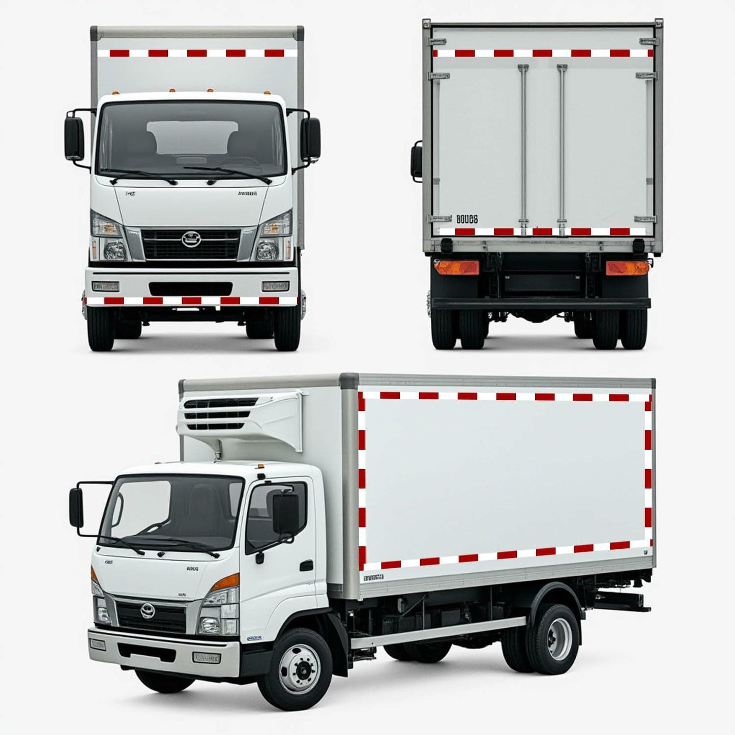 ROIKVN Reflective Safety Tape 2"x200ft Waterproof Red/White DOT-C2 Outdoor