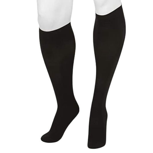 Juzo Basic 4411ad 20-30mmhg Knee-High Open Toe Compression Stocking Black 4 (IV)