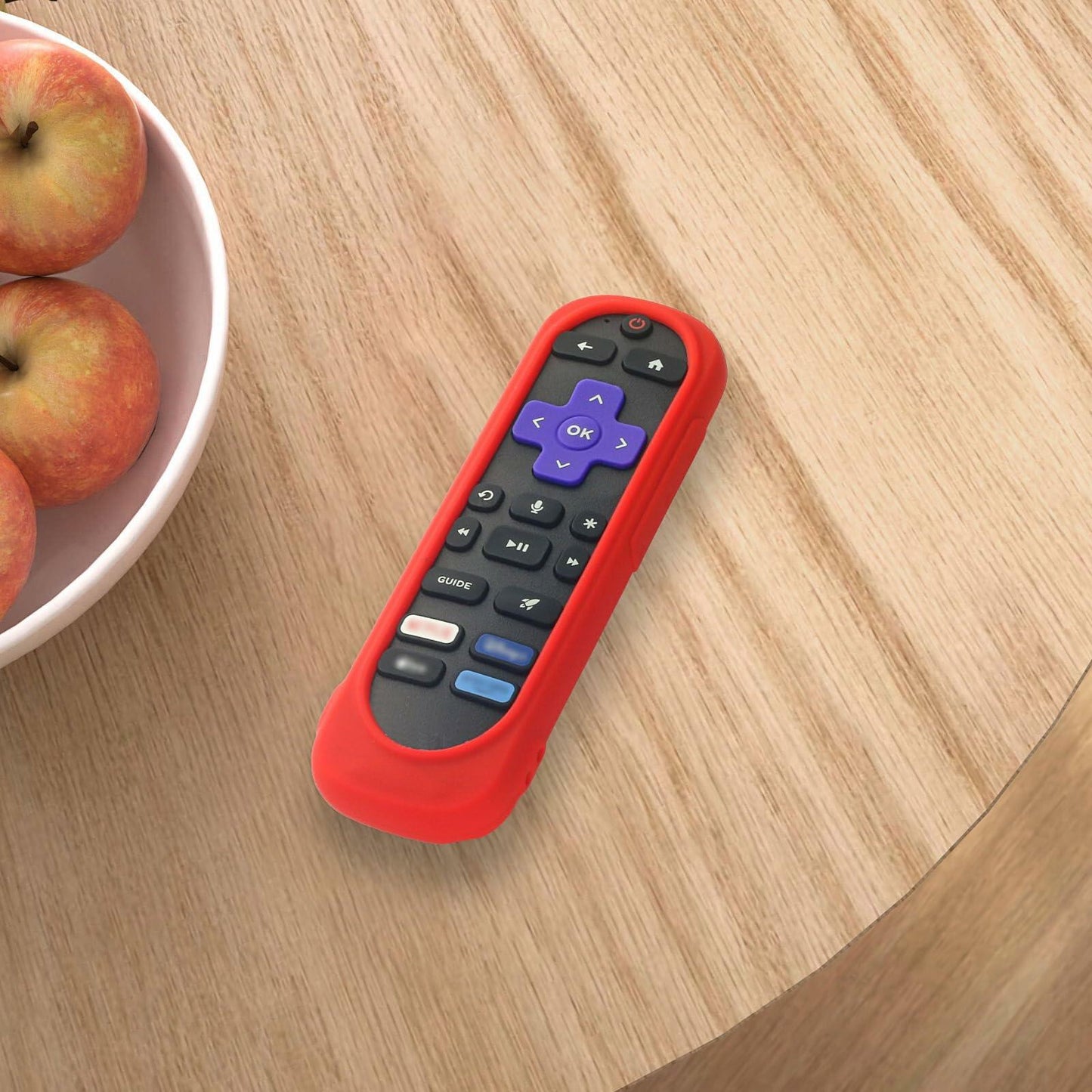 Silicone Remote Cover for Roku TV Remote Shockproof Washable with Lanyard Mint