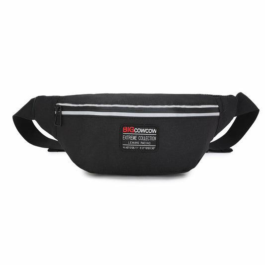 BIGCOWCOW Fanny Pack Waterproof Belt Bag for Women & Men Travel Hiking Run