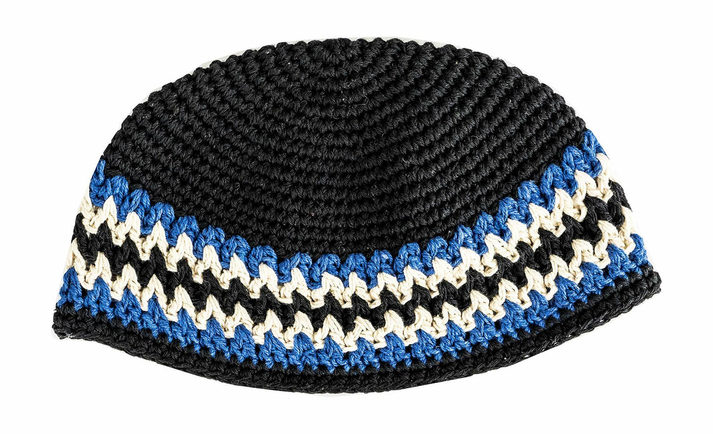 KIPPIK Frik Kippah Hat Men & Kids Breathable Soft Comfy Blue & Grey