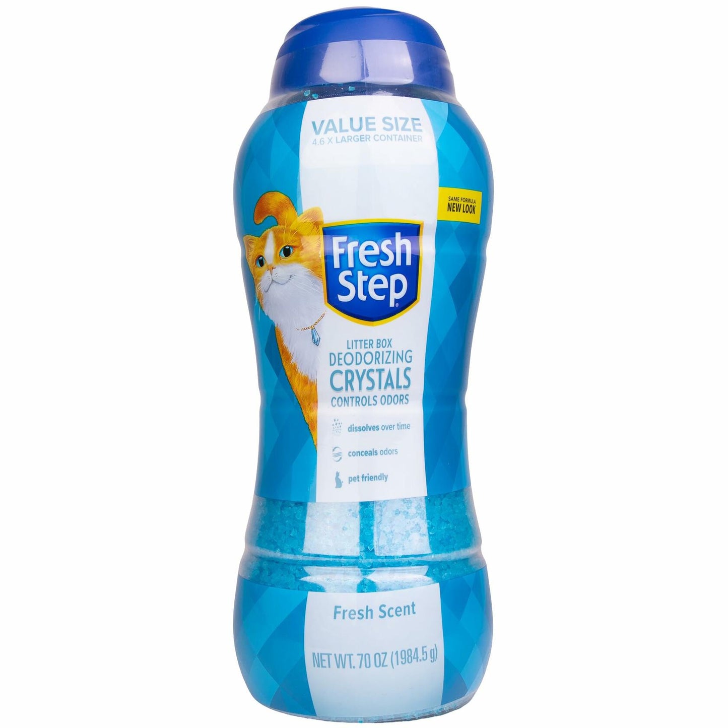 Fresh Step Cat Litter Crystals Fresh Scent 70oz Odor Neutralizer Deodorizer