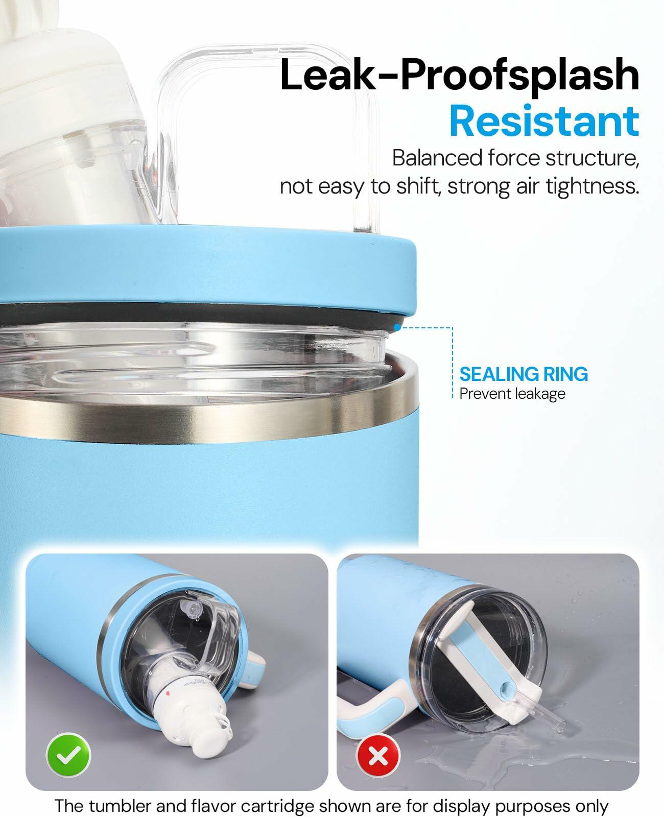 Tumbler Adapter for Stanley 40oz 64oz Quencher H2.0 Flavor Cartridge