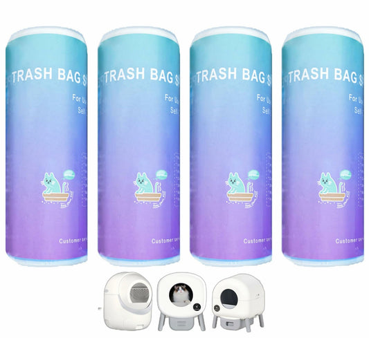 Self Cleaning Cat Litter Box Liners 80ct Drawstring 26x13 Large