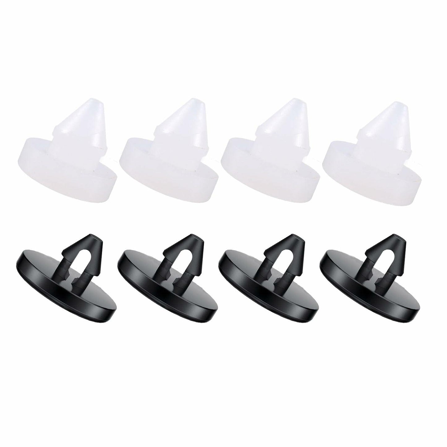 EVKILKJS Brake Pedal Stop Pad 8 PCS Compatible 90541-06036 Black White
