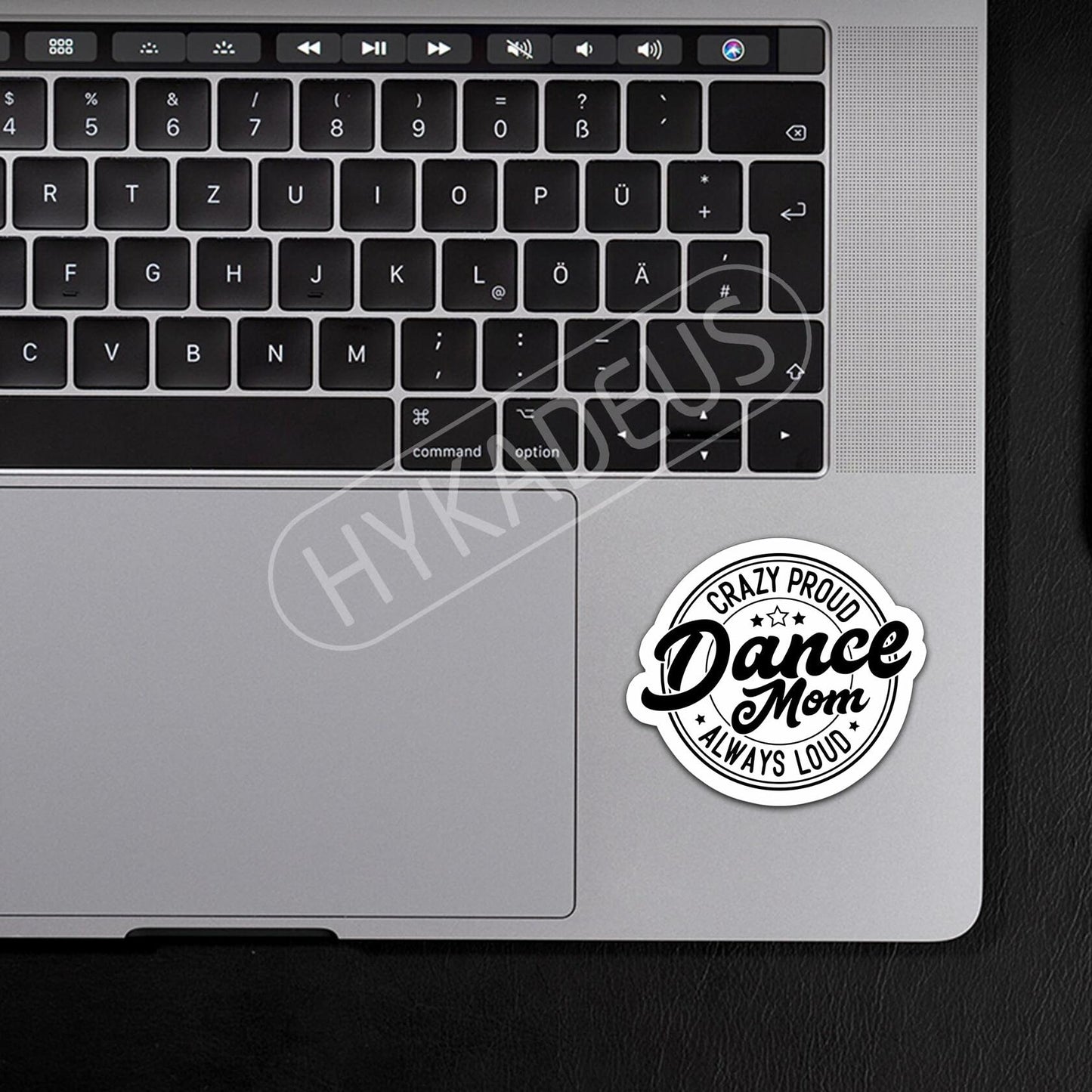 HYKADEUS Dance Mom Funny Vinyl Sticker 3Pcs Waterproof 3x2.8 Inch