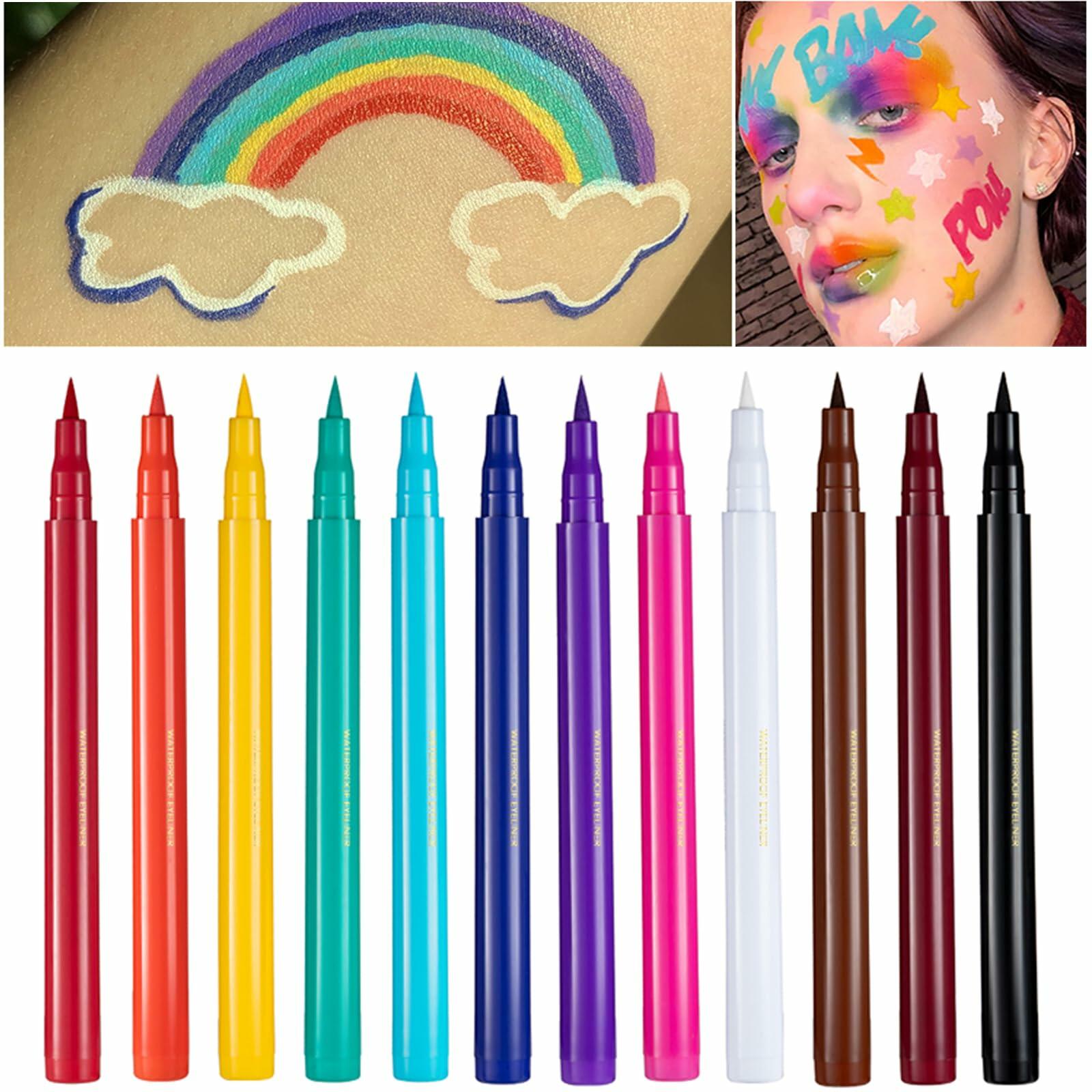 DekRion Liquid Eyeliner Waterproof Long-lasting Green 1 Count