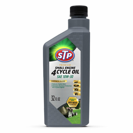 STP 4 Cycle Small Engine Oil SAE 10W-30 32oz Lawnmower Tractor Push Mower