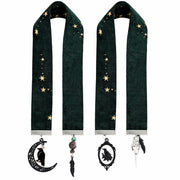 Berirexrion Fantasy Dragon Sword Bookmarks 2 PCs Black Metal Velvet Ribbon