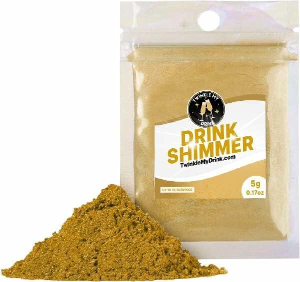 Twinkle My Drink Royal Gold Edible Drink Glitter 5g Premium Shimmer