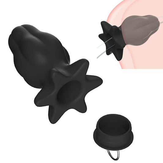 Lelisex Silicone Hollow Anal Butt Plug BDSM Sex Toy Small